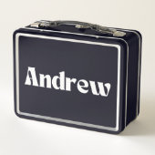Andrew Name Personalisiert Metall Brotdose (Rückseite)
