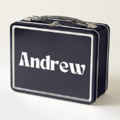 Andrew Name Personalisiert Metall Brotdose (Vorderseite)