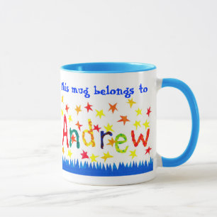 'Andrew' Namensspezifische Ringer-Tasse. Tasse
