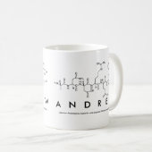 Andrew-Peptidnamen-Tasse Kaffeetasse (VorderseiteRechts)