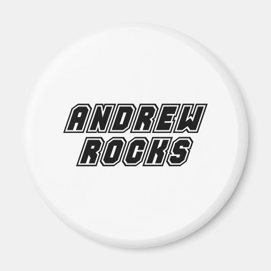 Andrew Rocks Magnet (Vorne)