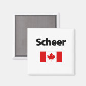 Andrew Scheer Canada kanadische Flagge Licht Farbe Magnet (Vorderseite/Rückseite)