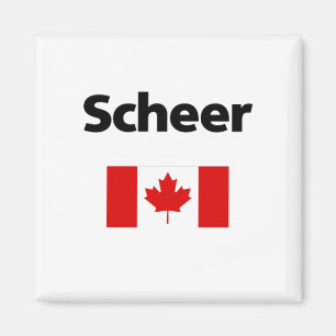 Andrew Scheer Canada kanadische Flagge Licht Farbe Magnet