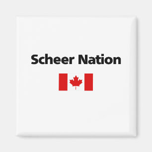 Andrew Scheer Nation Konservative kanadische Flagg Magnet