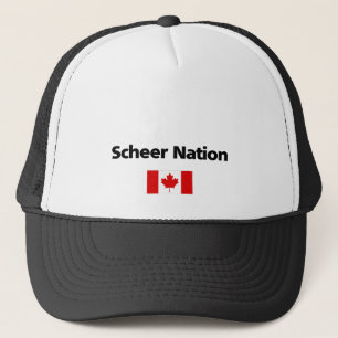 Andrew Scheer Nation Konservative kanadische Flagg Truckerkappe