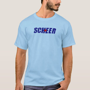 Andrew Scheer Speedy Bold Blue Maple Leaf Color T-Shirt