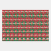 Andrew Tate Christmas Wrapping Paper Set 3 Geschenkpapier Set (Vorderseite)