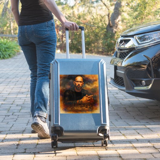 Andrew Tate Custom-Cut Vinyl Sticker (Koffer Insitu)