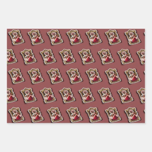 Andrew Tate Jesus Meme Wrapping Paper Set 3 Geschenkpapier Set (Vorderseite 3)