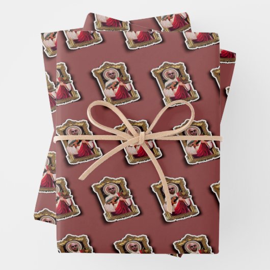 Andrew Tate Jesus Meme Wrapping Paper Set 3 Geschenkpapier Set (Beispiel)