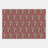 Andrew Tate Jesus Meme Wrapping Paper Set 3 Geschenkpapier Set (Vorderseite)
