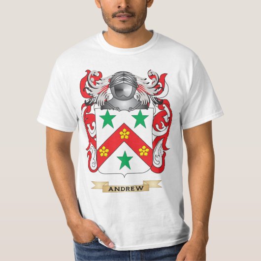 Andrew-Wappen (Familienwappen) T-Shirt (Vorderseite)
