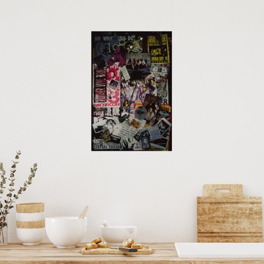 Andrew Wood Collage Poster (Küche)