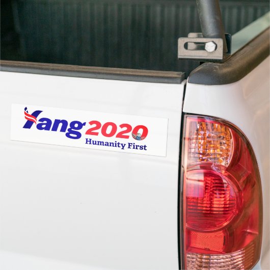 Andrew Yang für Präsident Autoaufkleber (Auf Lkw)