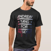 Andrew Yang für T - Shirt 2020 (Vorderseite)