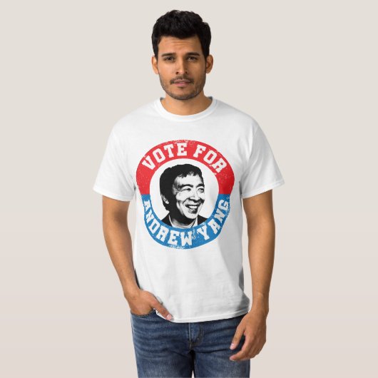 Andrew Yang für T - Shirt 2020 (Vorne ganz)