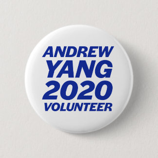 Andrew Yang Volunteer 2 Zoll Round Button