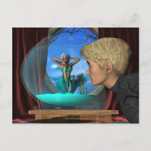 Andrews Aquarium Fantasy Art Postkarte (Vorderseite)