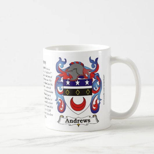 Andrews-Familien-Wappen Tasse (Rechts)