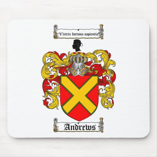 ANDREWS-FAMILIENWAPPEN - ANDREWS-WAPPEN MOUSEPAD (Vorne)