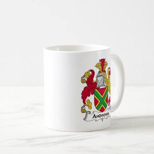 Andrews-Familienwappen Kaffeetasse (VorderseiteRechts)