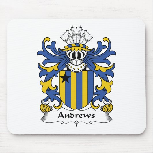 Andrews-Familienwappen Mousepad (Vorne)