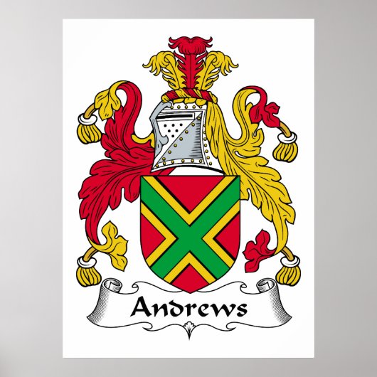 Andrews Familienwappen Poster (Vorne)