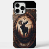Andrew's Woodland Moose Case-Mate iPhone Hülle (Rückseite)