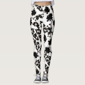 Andreya Black und White Leggings (Vorderseite)