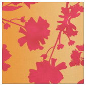 Andreya Orange und rot Stoff (Nahaufnahme)