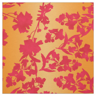 Andreya Orange und rot Stoff