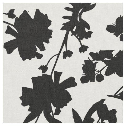 Andreya Schwarzweiss Stoff (Nahaufnahme)