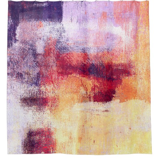 Andria Abstrakt Duschvorhang (Vorderseite)