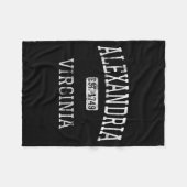 Andria Virginia Va Vintage  Fleecedecke (Vorderseite (Horizontal))