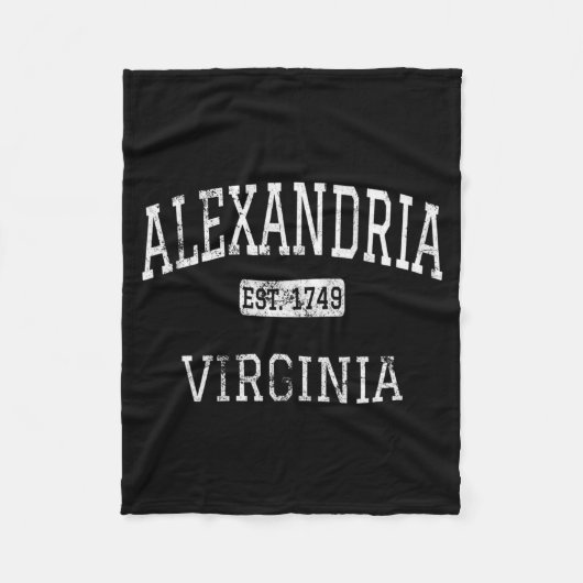 Andria Virginia Va Vintage Fleecedecke (Vorderseite)