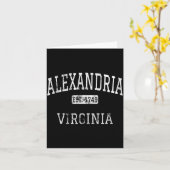 Andria Virginia Va Vintage  Karte (Gelbe Blume)