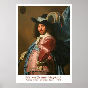 Andries Stilte als Standardträger Poster