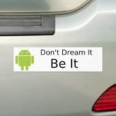 Androd sei es autoaufkleber (Auf Auto)