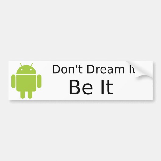 Androd sei es autoaufkleber (Vorne)