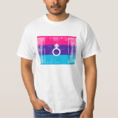 ANDROGYNE FLAGGE UND SYMBOL T-Shirt (Vorderseite)