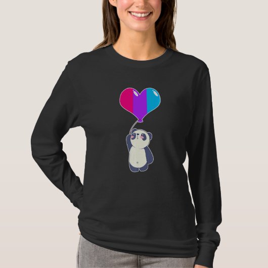 Androgyne Panda Nonbinary Gender T-Shirt (Vorderseite)