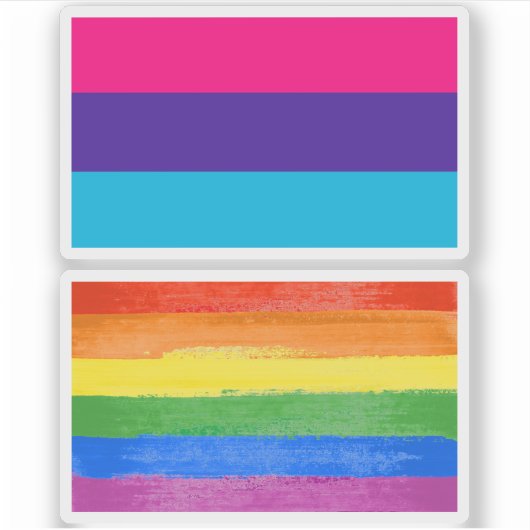 Androgyne Pride Aufkleber (Vorderseite)
