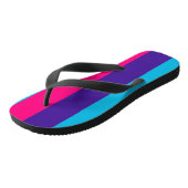 Androgyne Pride Badesandalen (Schrägansicht)
