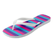Androgyne Pride Badesandalen (Schrägansicht)