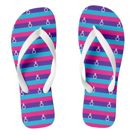 Androgyne Pride Badesandalen (Fußbett)