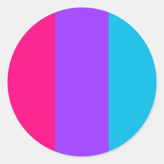 Androgyne Pride Circle Aufkleber (Vorderseite)