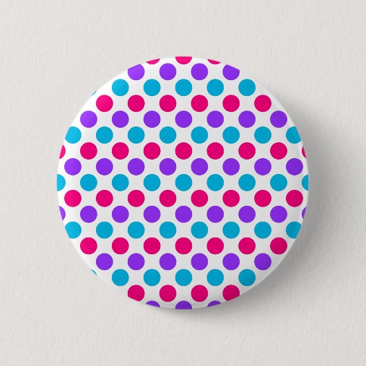 Androgyne Pride Flag Colors Punkte Button (Vorderseite)