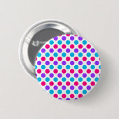 Androgyne Pride Flag Colors Punkte Button (Vorne & Hinten)