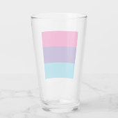 Androgyne Pride Flag Glas (Rückseite)
