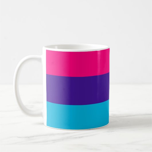 Androgyne Pride Flag Kaffeetasse (Links)